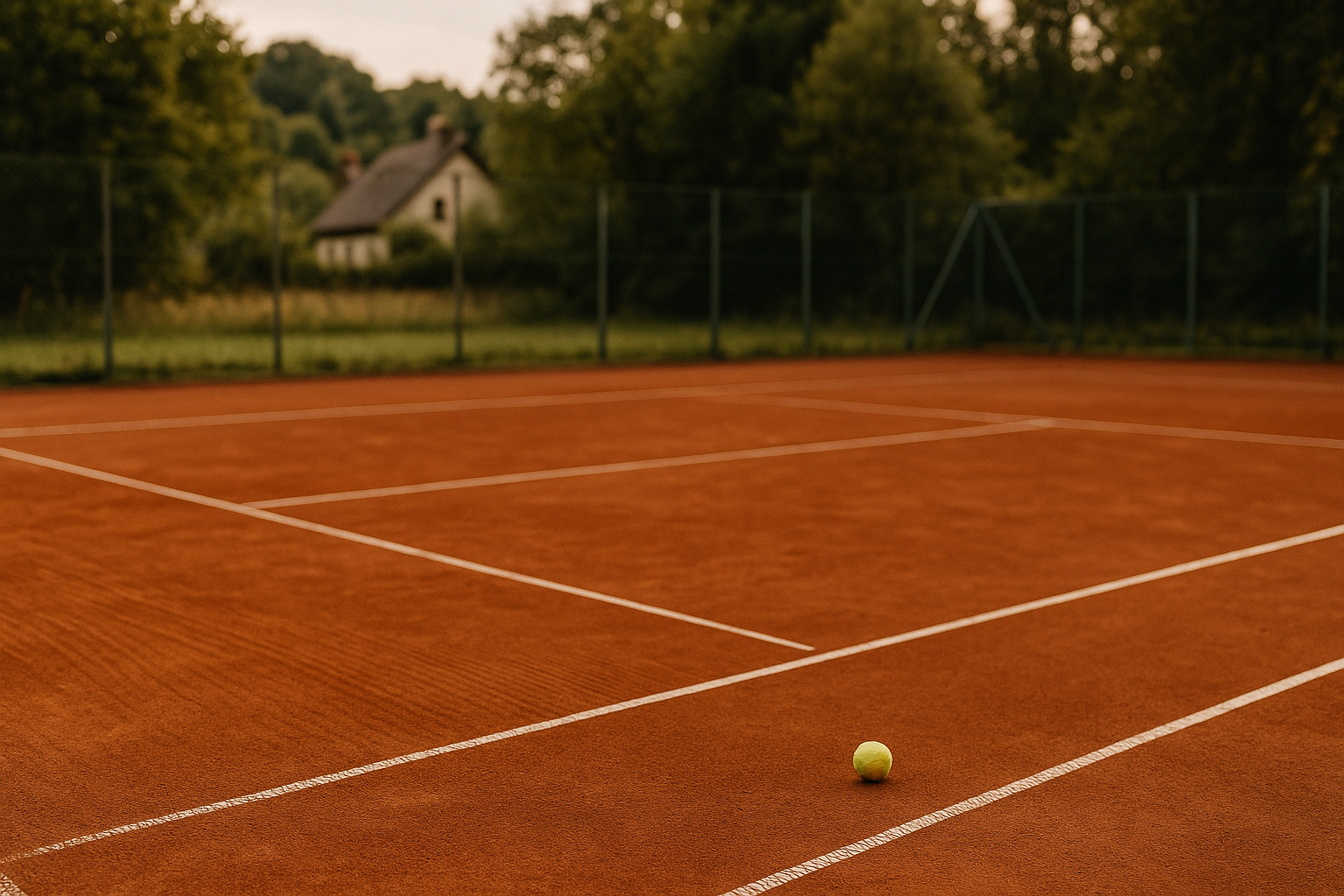 Sandplatz der Tennisanlage Schulstraße